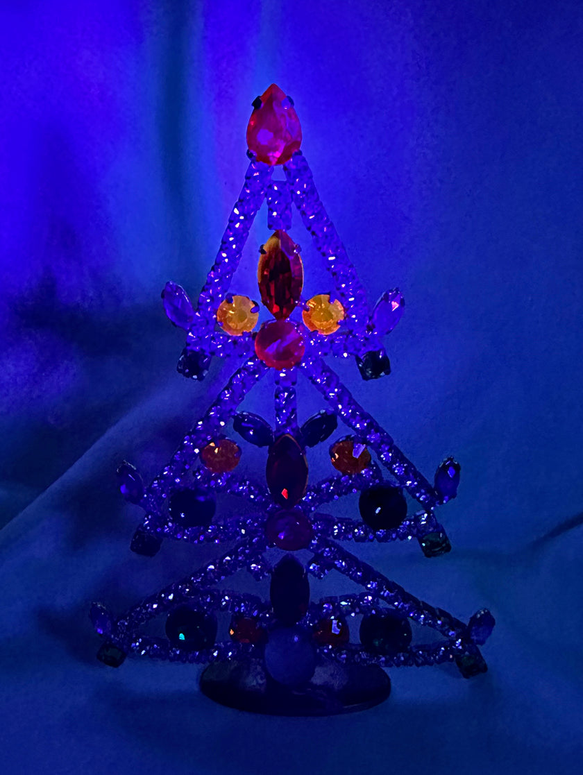 Kristalglazen kerstboom