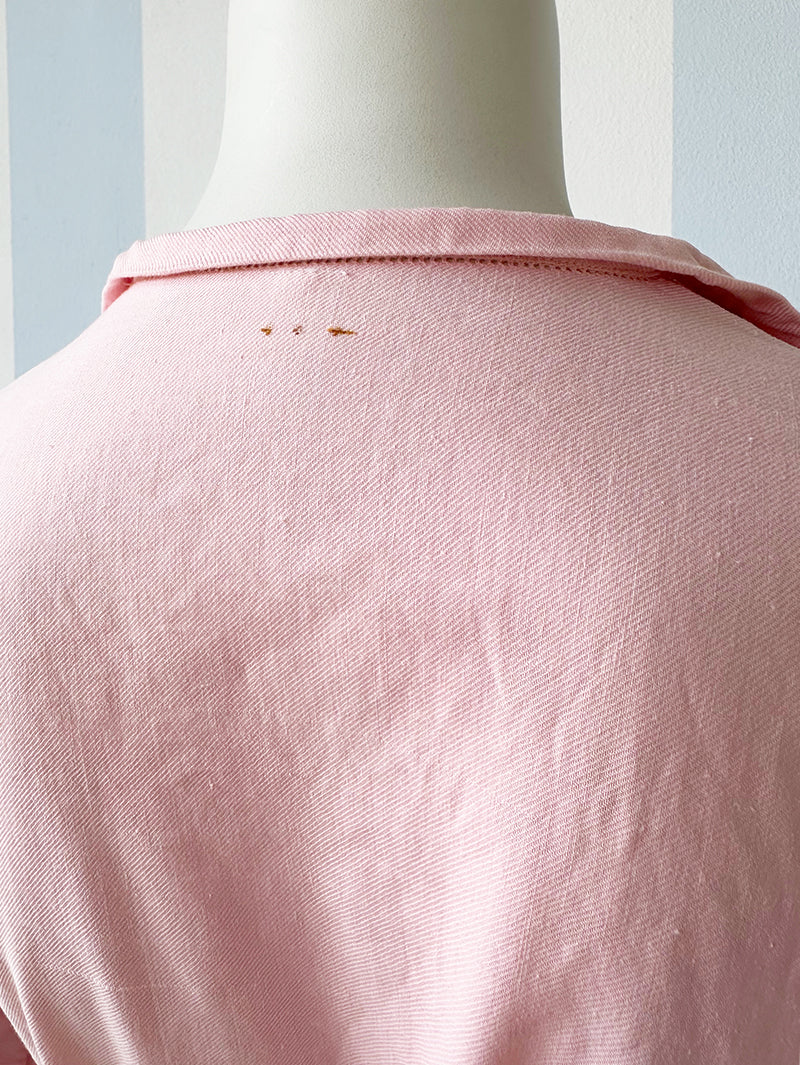 Roze lange nachtjapon van La Samaritaine