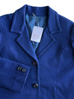 Donkerblauw wollen jasje
