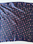 Donkergrijs floral sjaaltje