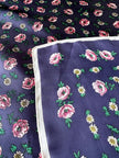 Donkergrijs floral sjaaltje