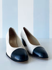 Leren Chanel-stijl pumps