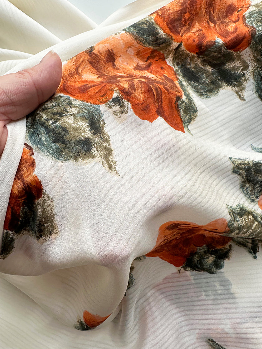 Grote zijden designer sjaal