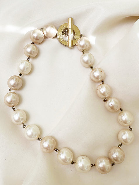 Designer faux parelketting