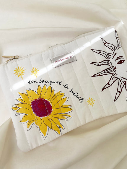 Etui met zon en zonnebloem