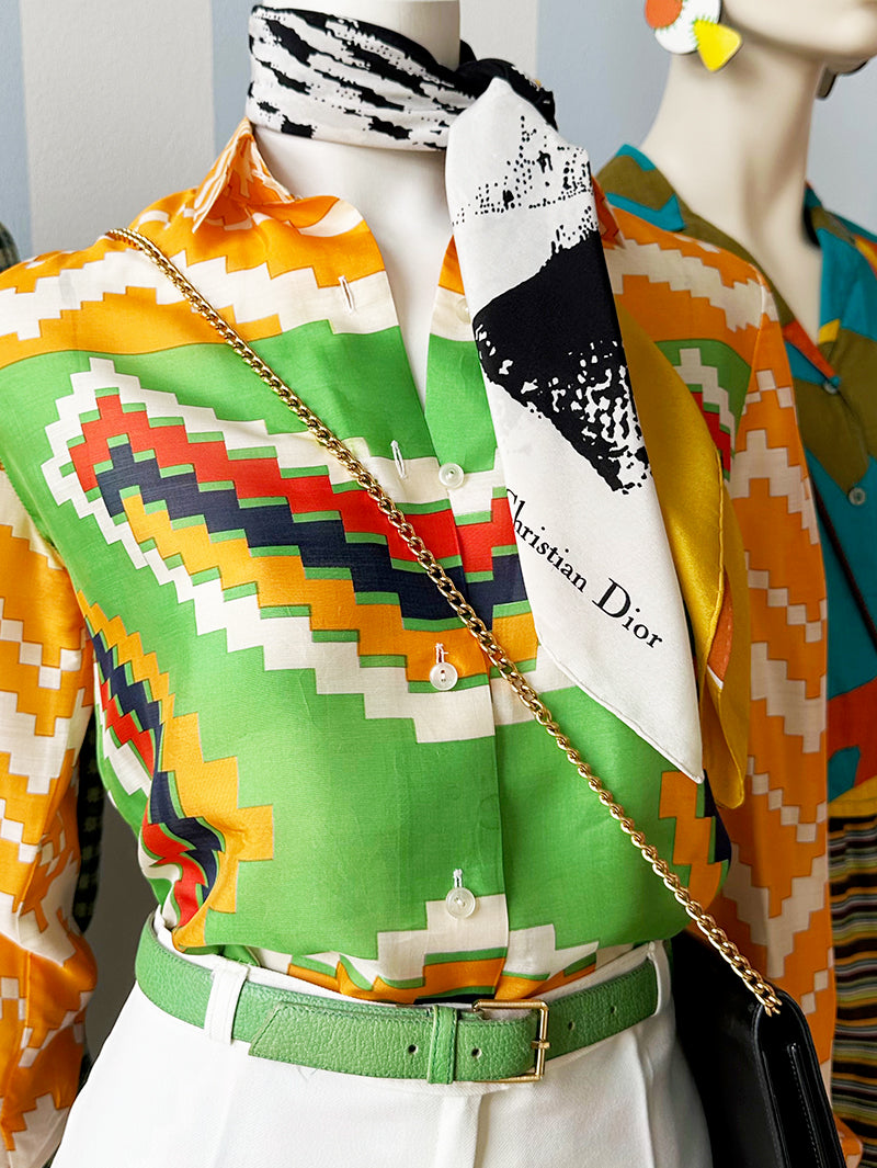 Zijden designer sjaal