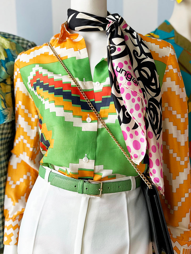 Zijden designer sjaal