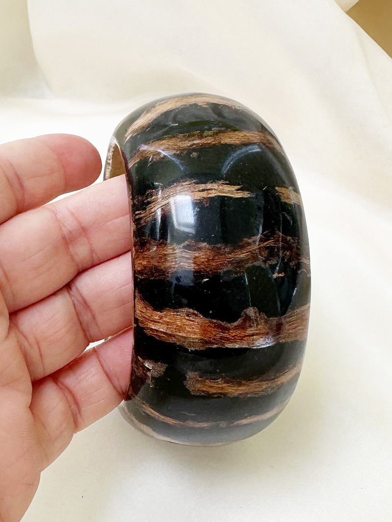 Brede bangle met zaden