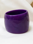 Brede paarse bangle