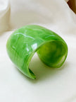 Brede groene bangle