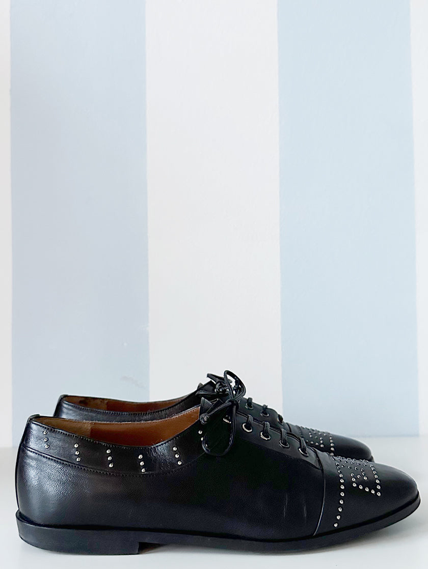 Italiaanse leren veterschoenen | 38,5