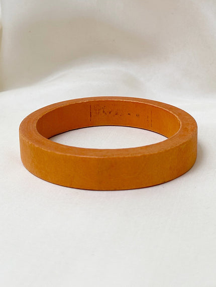 Oranje houten armband