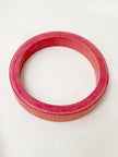 Roze houten armband