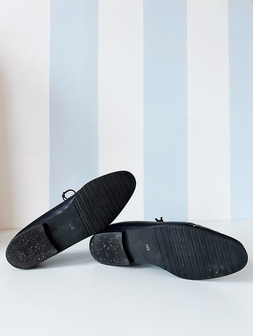 Italiaanse leren veterschoenen | 38,5