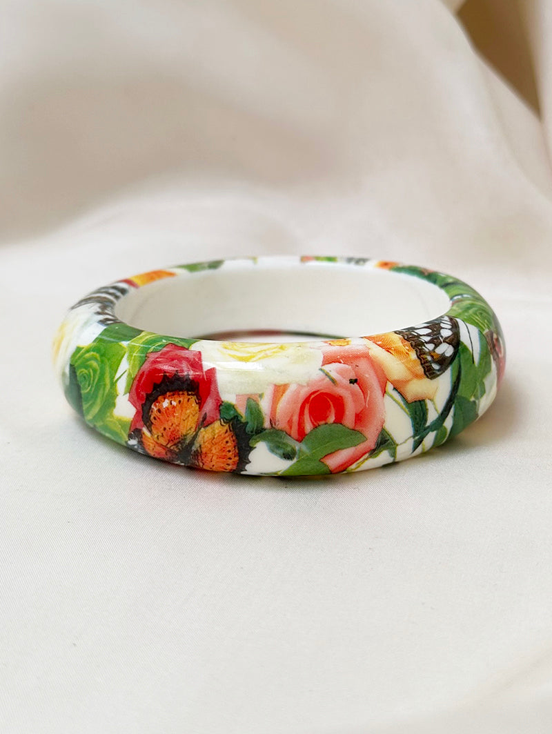 Floral bangle
