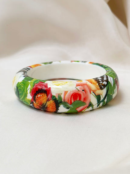 Floral bangle