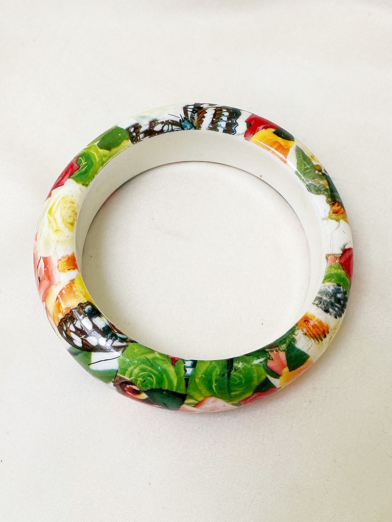 Floral bangle