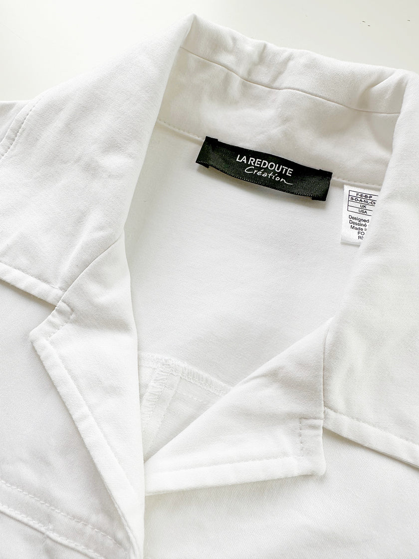 Wit safarilook zomerjasje