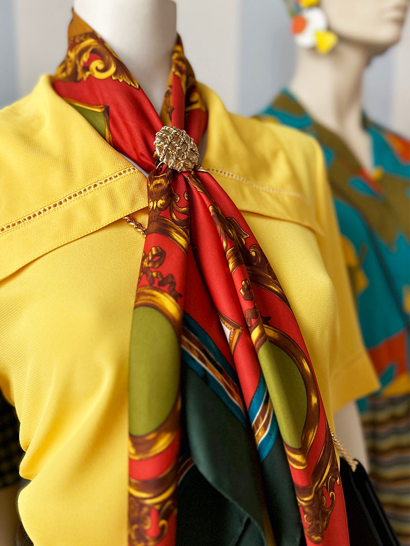 Zijden designer sjaal