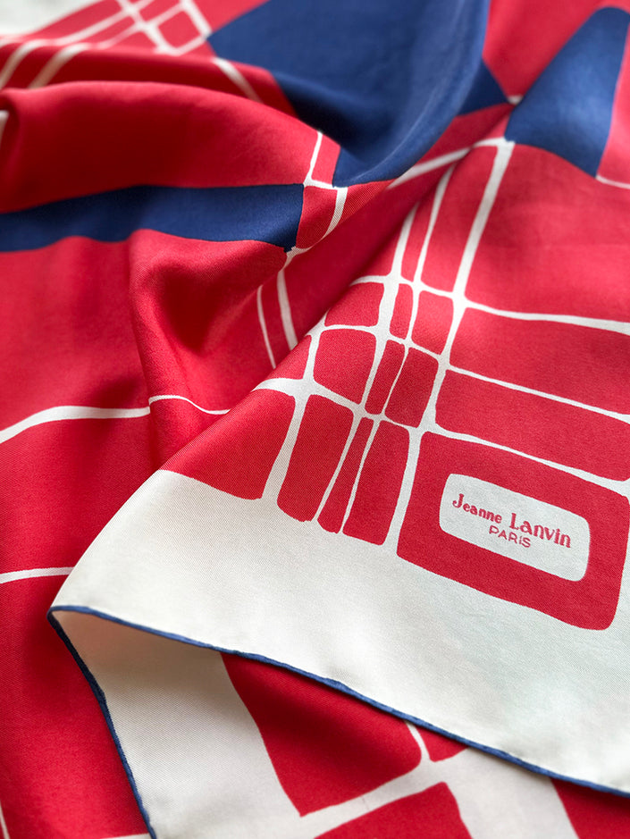 Zijden designer sjaal