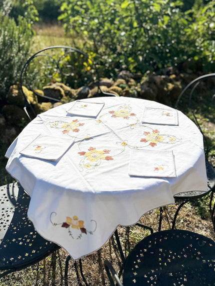 Bistrotafellaken en 4 servetten