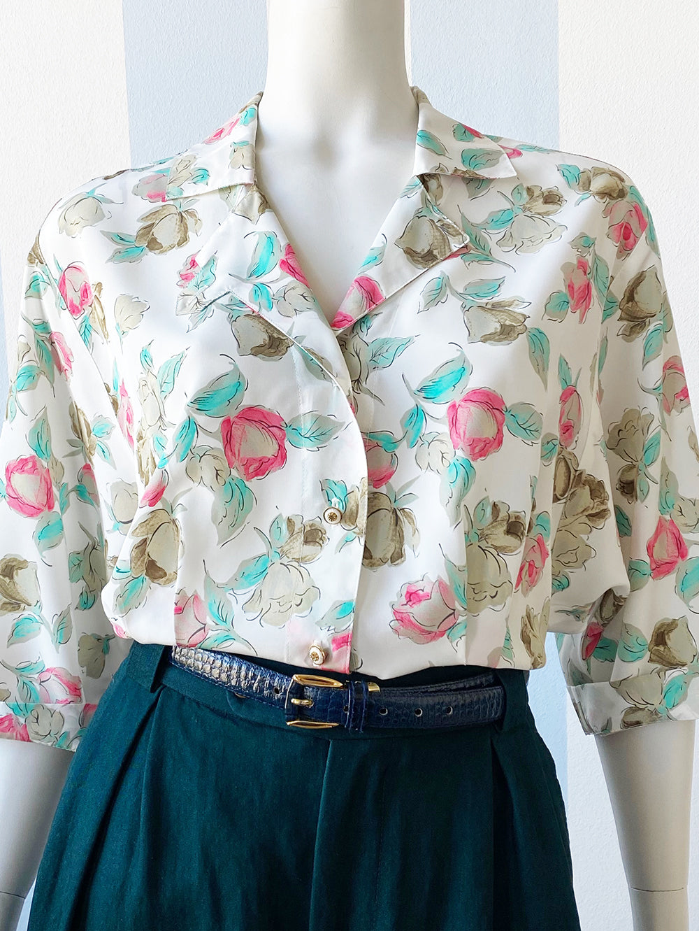 Vintage floral blouse