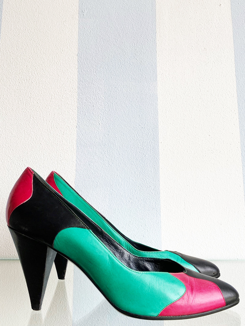 Multicolour 80s pumps | 40