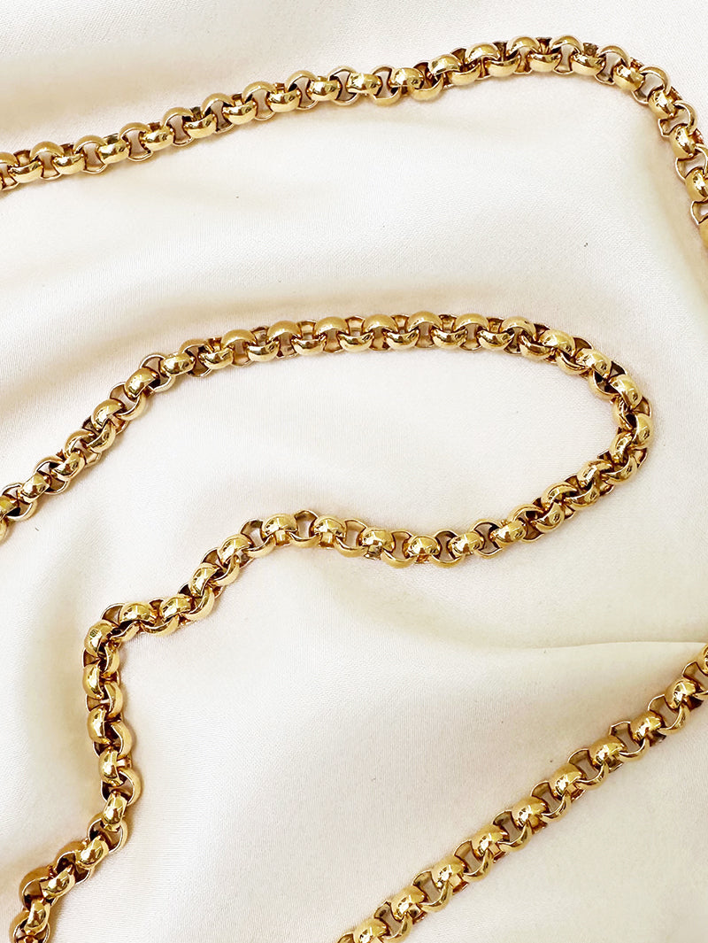 Lange gouden designer ketting