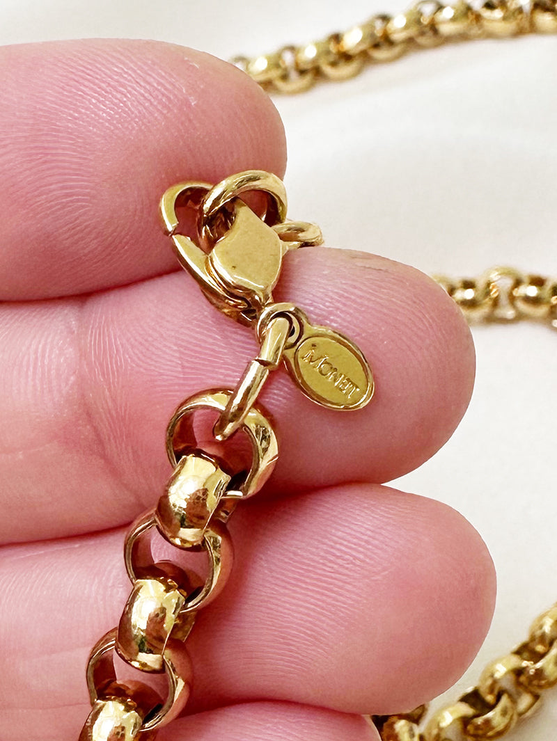 Lange gouden designer ketting