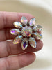 Aurora borealis bloem broche
