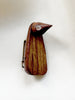 Teak pinguin broche