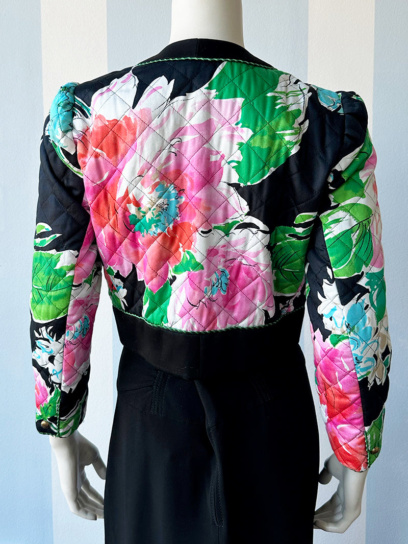 Floral cropped jasje