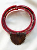 Glazen choker met grote hanger