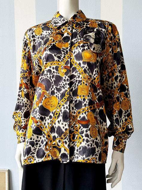 Zijden designer blouse