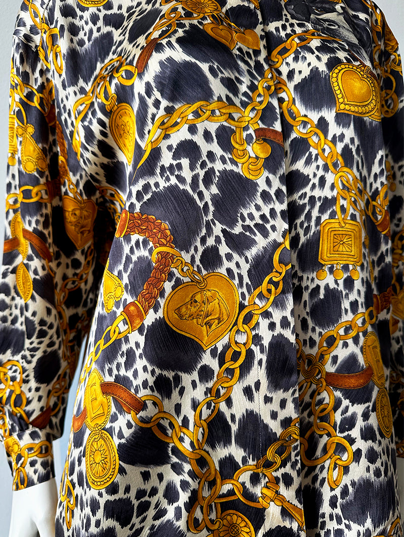 Zijden designer blouse