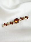 Lange strass broche