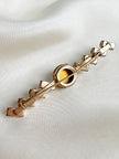 Lange strass broche