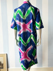 Katoenen designer doorknoopjurk