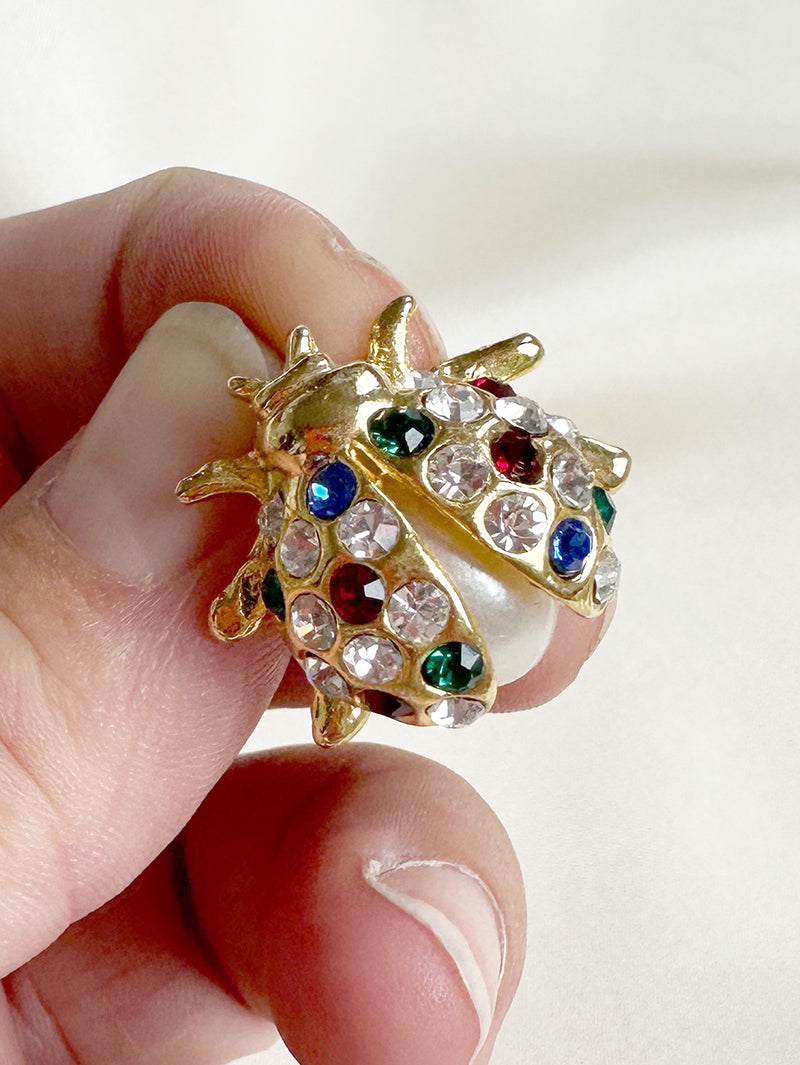 Strass kever pinbroche