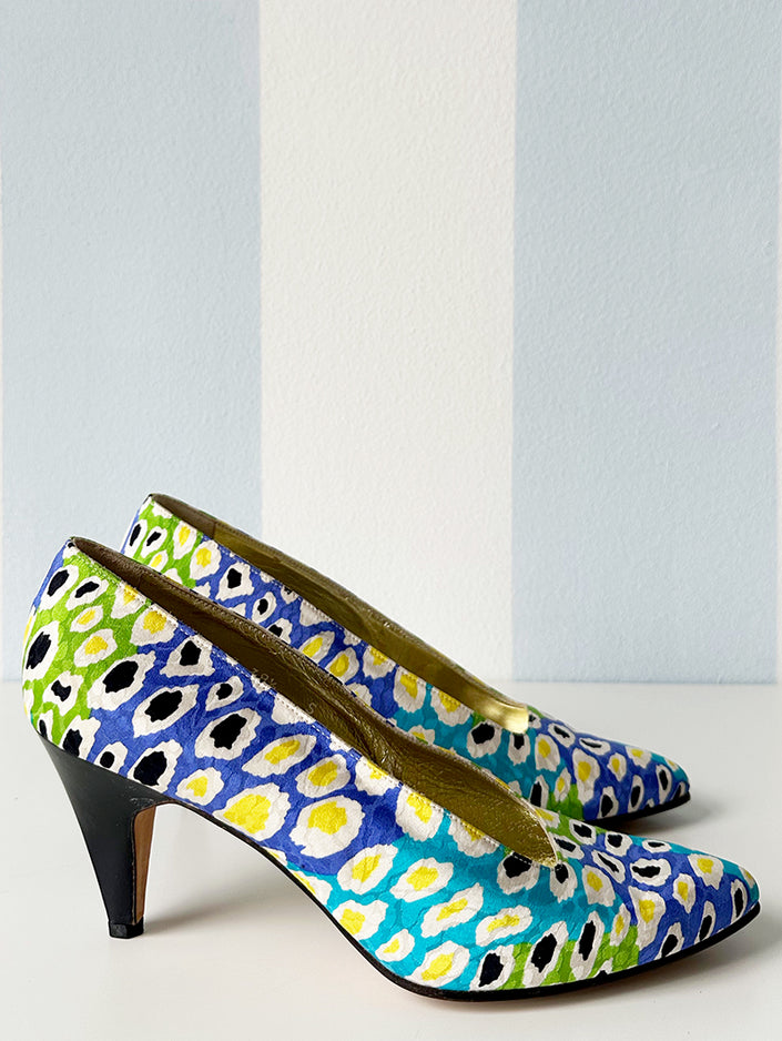 Zijden designer pumps | 38,5