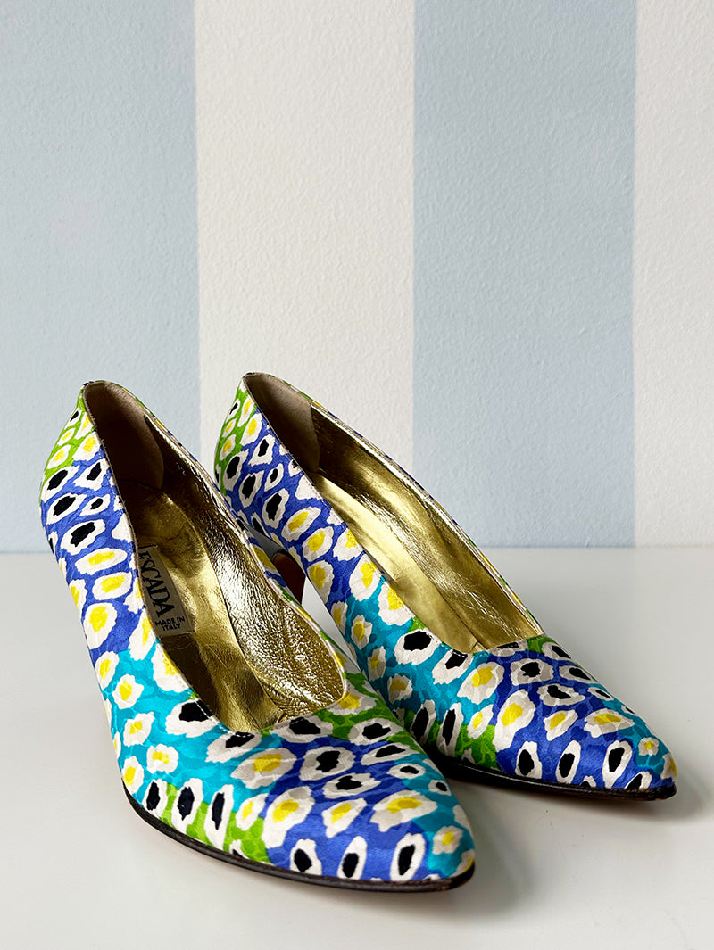 Zijden designer pumps | 38,5