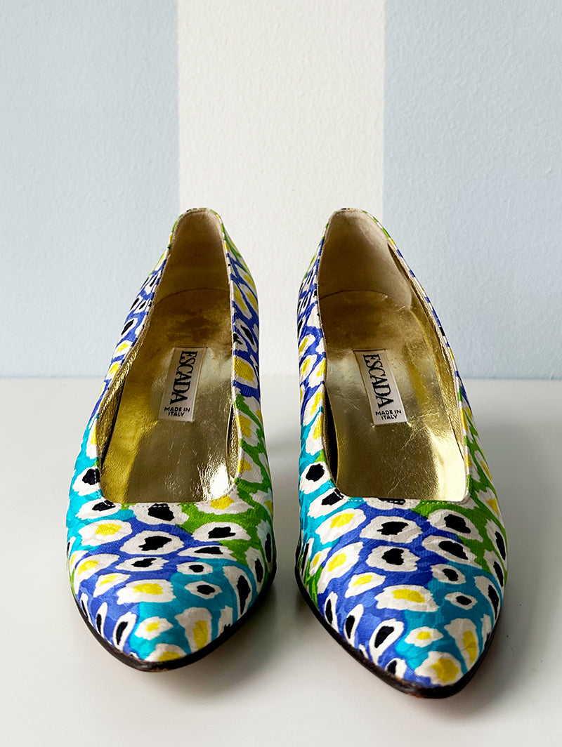 Zijden designer pumps | 38,5