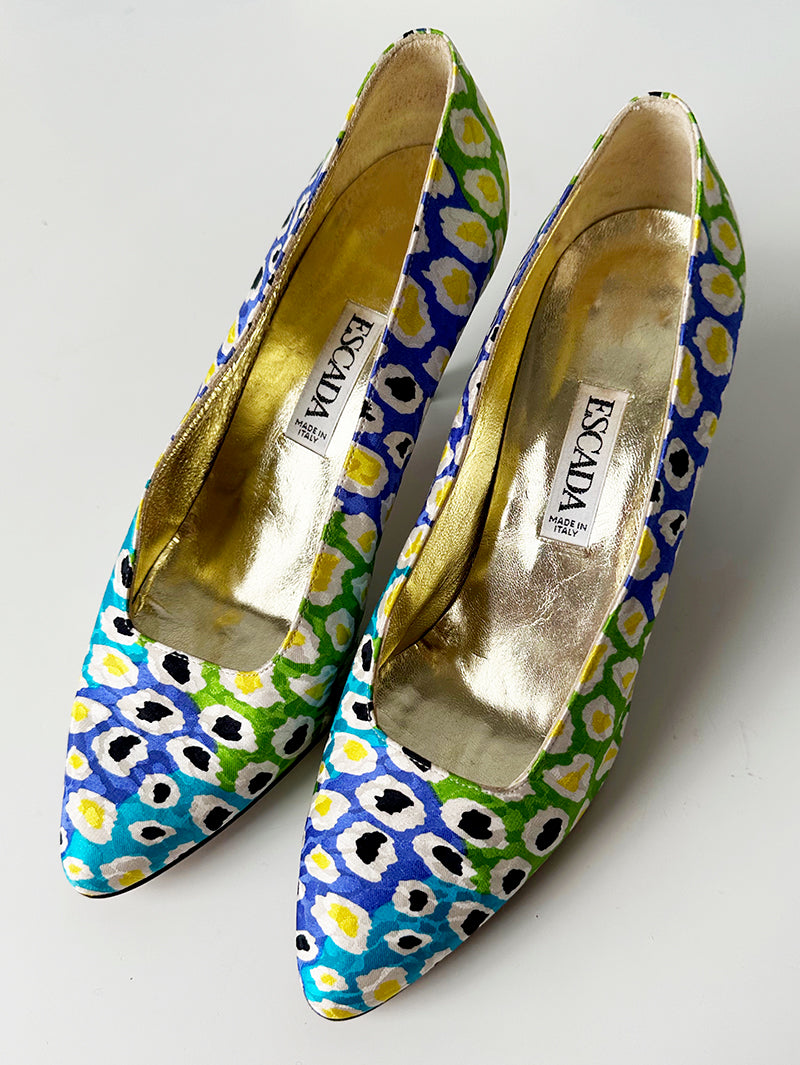 Zijden designer pumps | 38,5