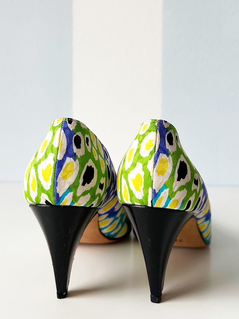 Zijden designer pumps | 38,5