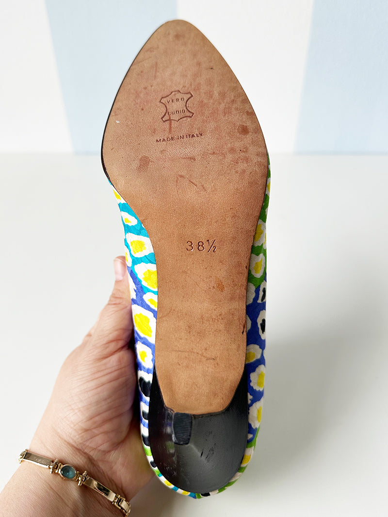 Zijden designer pumps | 38,5