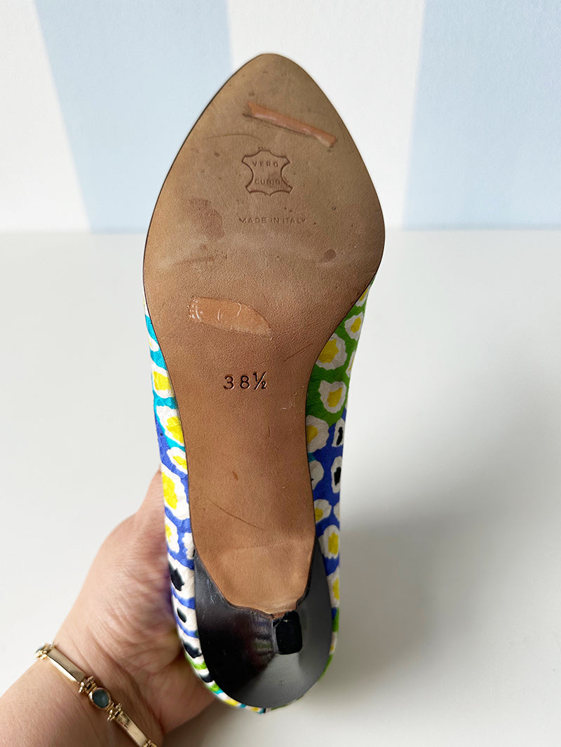 Zijden designer pumps | 38,5