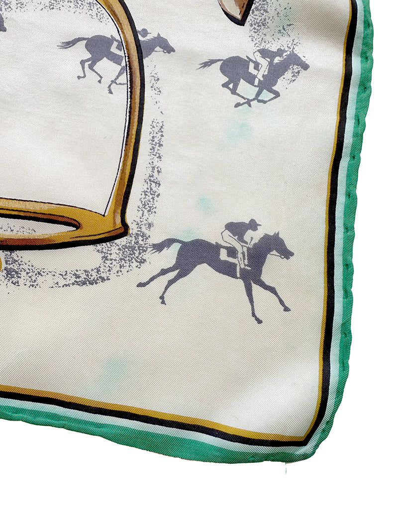 Zijden sjaal met jachttafereel