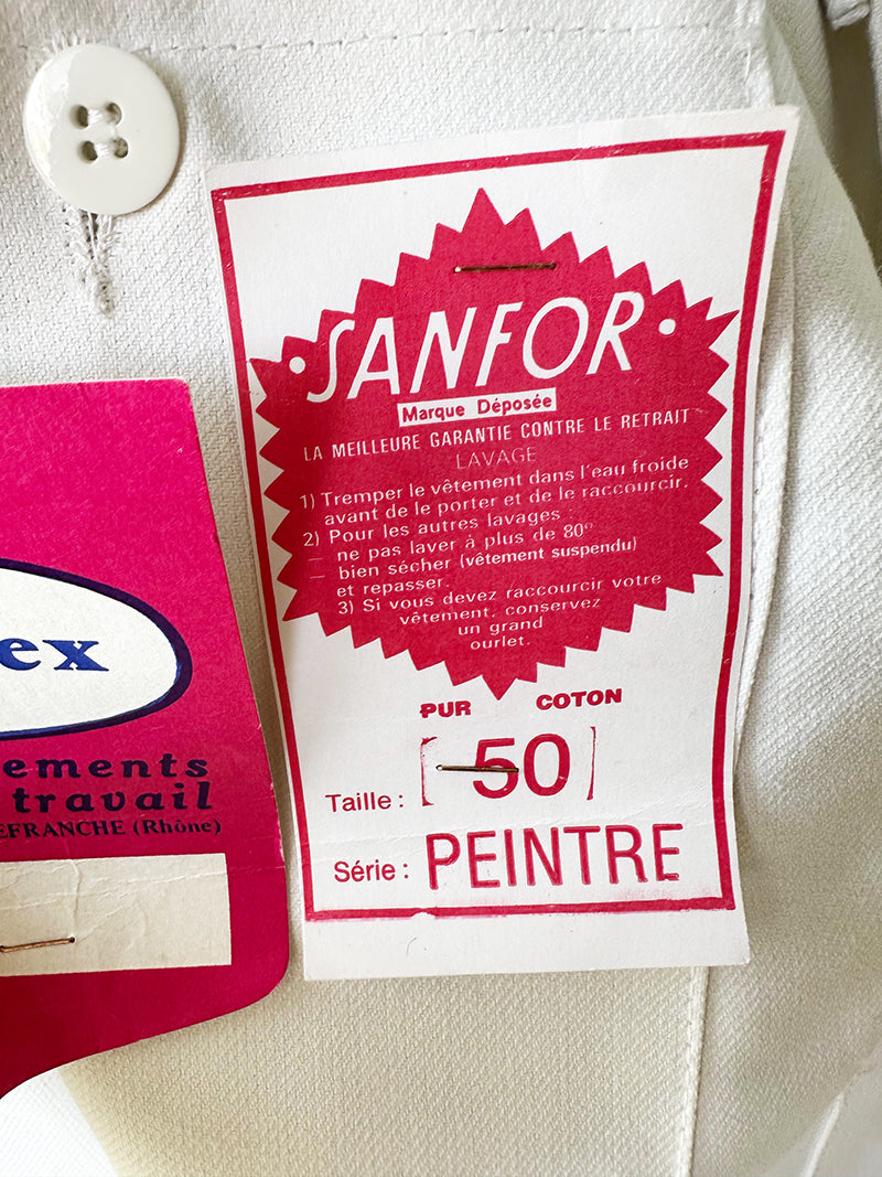 Witte katoenen tuinbroek