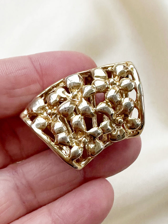 Gouden sjaalring