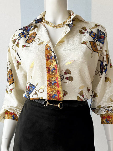 Blouse met uniform-dessin